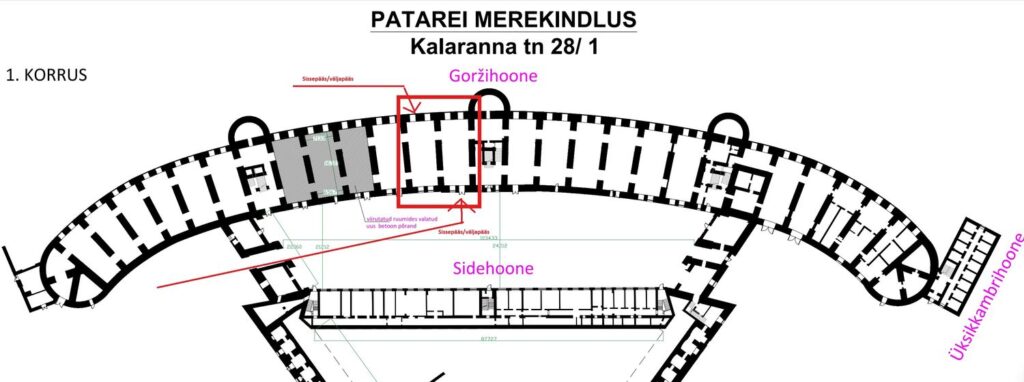 Merekindluse ruumiplaan
